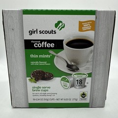 Girl Scouts Thin Mints ORIGINAL Keurig Single Coffee Cups BB 2021 Discontinued