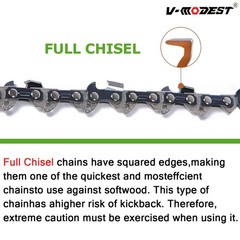 2PACK 24” Chainsaw Chain For Husqvarna 455 460, Stihl Full Chisel 3/8 050 84DL
