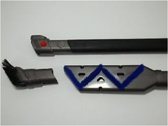 Dyson Carbon Fiber Reach-under Flexi-Crevice tool & Carbon Soft Dusting Brush