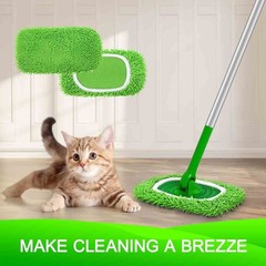 Mop Head Cover Chenille Microfiber Reusable Machine Washable Replacement