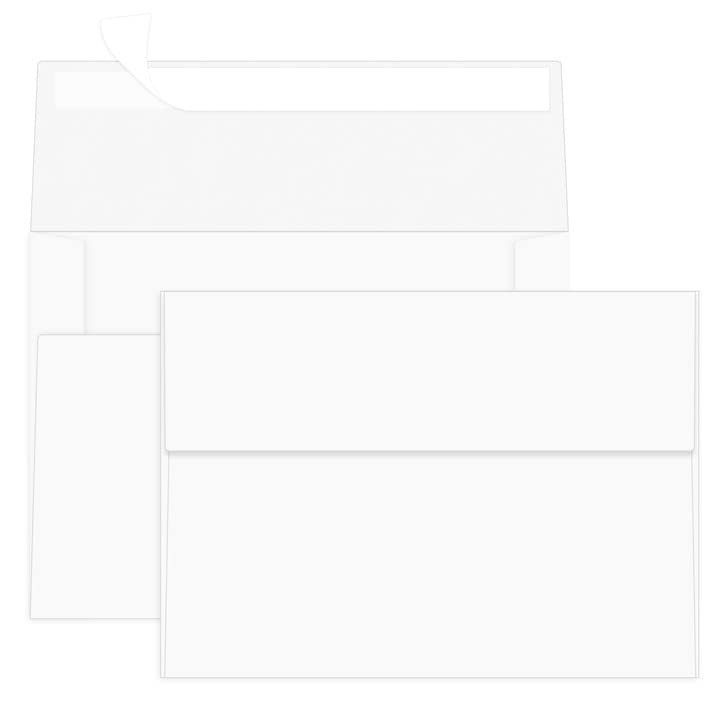 A6 White Envelopes for Invitations 4.75×6.5 in for 4×6 Cards 100 Pcs