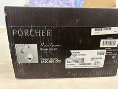 Porcher x Marc Newson Shower Only Kit – Polished Chrome – 5450.601.002 – New