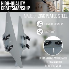 Professional Stair Tread Tool with Accurate Angle Measurement for DIY Templat…