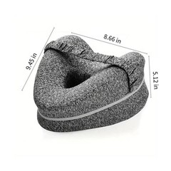 Memory Foam Knee Pillow for Side Sleepers Sciatica Hip Joint Back Pain Relief