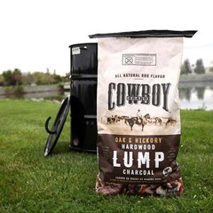 Cowboy 15 Pound Oak & Hickory Lump Charcoal