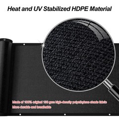 3′ 4′ 5′ 6′ 8′ x50′ Privacy Fence Screen Windscreen Garden Yard Mesh Shade Cover