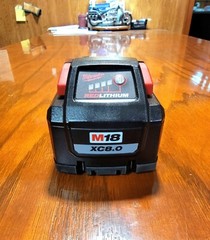 100% Guaranteed-GENUINE MILWAUKEE 8.0 HIGH OUTPUT M18 RED Battery 48-11-1890