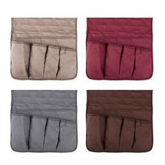 TV Remote Control Organizer Holder for Sofa Recliner Chair Arm Rest 5 Pocket Bag