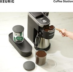 KEURIG Coffee Station Storage Organizer – Holds Both K-Cup & Ground Coffee