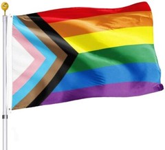 Rainbow Flag 3×5 Ft – Gay Pride Parade Day LGBT Symbol LGBTQ Gaypride US Seller
