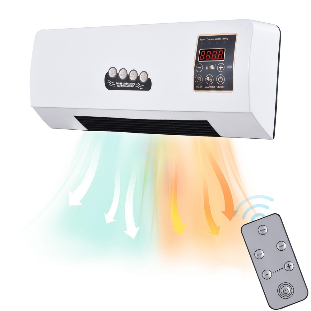2-in-1 Electric Heater And Fan Combo Space Heater Hot Air Fan for Indoor Room