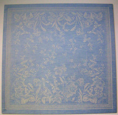 WILLIAMS SONOMA PRIMAVERA JACQUARD DINNER NAPKINS COTTON/LINEN SET OF 4 NEW/WTAG