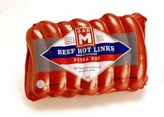 Bar M Extra Hot Beef Hot Links Sausage 32 Oz (2 Pack)