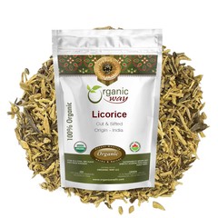 Organic Way Licorice Root Cut & Sifted – Organic, Kosher & USDA Certified