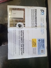 New In Box …sealed…Perfect Aire 2PFD35 Dehumidifier 24.25 H in.
