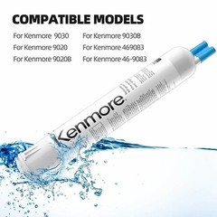 4Pack Kenmore 9083 469083 9020 Replacement Refrigerator Cartridge Water Filter