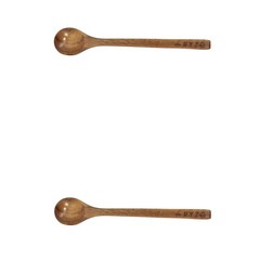 2 Pack Stir Ryze Mushroom Coffee Handmade Acacia Wood 6.5″ Scoop Spoon Genuine