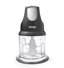 Ninja Express Chop 2 Cup Food Chopper One Touch Pulse NJ100 Gray