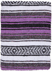 Lot of 5 Mexican Falsa Blankets, Random Color Assortment by El Paso Designs