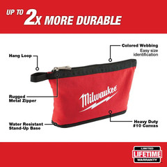 Red Zipper Tool Bag