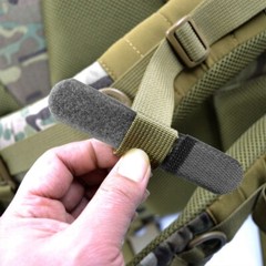 5PCS Molle Straps Tactical Backpack Organizer with Hook Loop Grip