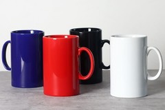 28 OZ Extra Large Ceramic Coffee Mug M018 Classic Porcelain Big Tea Cup Red