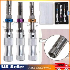 3PCS Tubular 7 Pins Tool Stainless Adjustable Tool 7mm 7.5mm 7.8mm 3 Inner Rods