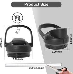 Replacement Lid Compatible with Owala Freesip Sway 30Oz Water Bottles 2 Pack Ca
