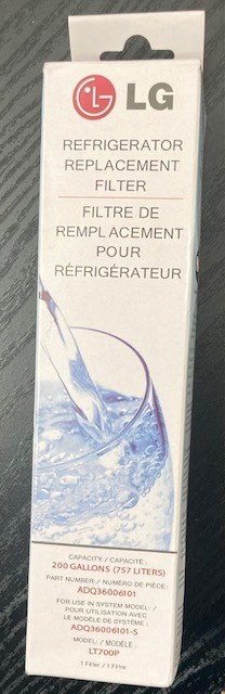 Genuine LG Refrigerator Replacement Filter LT700P/ADQ36006101