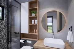 28×34 Feet House Design Plan 8.4×10.2 Meter 4 Bed 3 Bath PDF, CAD &A4 Hard Copy