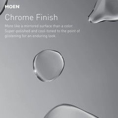 MOEN Adler WS84503 Centerset Single Handle Low-Arc Bathroom Faucet in Chrome