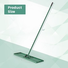 Lawn Leveling Rake 42″ x 10″ Heavy Duty Level Lawn Tool for Garden Golf Course