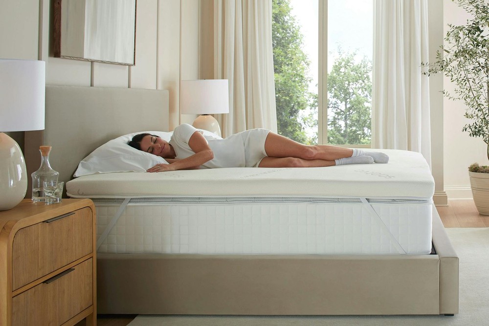 Saatva Graphite Memory Foam Mattress Topper – No Import Fees