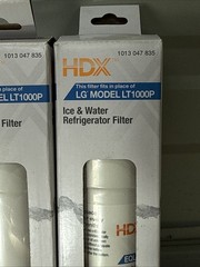Lot Of 3 HDX EQL-1-S Refrigerator Water Filter Replacements for LG LT1000P NEW