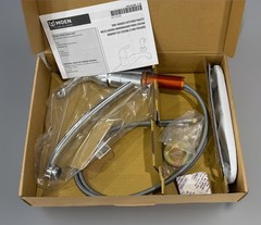 MOEN Chateau Low-Arc Single-Handle Standard Kitchen Faucet in Chrome 7425