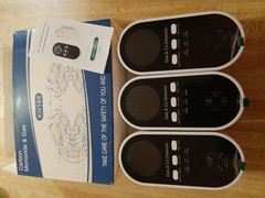 5-in-1 Carbon Monoxide Detectors Natural Gas Leak Detector 3 Pack New