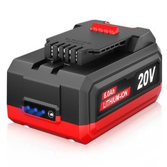 Pack 20V 6Ah Li-Ion Battery for Bauer 1702C-B 1701C-B 1907C-B 2108C-B 2109C-B