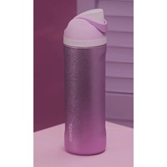 Owala 24/32oz FreeSip Stainless Steel Water Bottle – Glitter Purple-2026 Gift