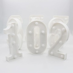 H7.88 Inch Light Up Numbers 13 Sign 13th Birthday Decorations Centerpieces