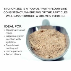 Micronized AZOMITE Powder – All Natural Trace Minerals – Soil Amendment