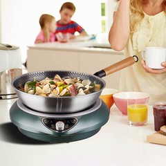 Abangdun 1700W 100V～185V Induction Cooktop Wok With Pan Electric Stove 2026 New
