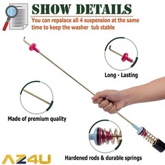 4 Washer Suspension Rod For Samsung WA45T3400AW WA50R5200AW US WA50R5400AV US WA