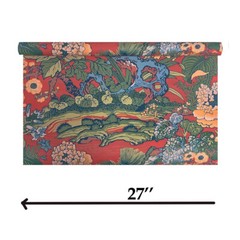 CY1541 red green Dynasty asian oriental scenic floral branch wallpaper rolls 3D