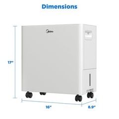 SAVE $$$$ Midea 30 PT Pint Energy Star Quiet Smart Dehumidifier Wi-Fi FREE SHIP