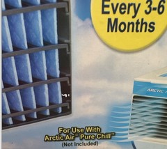 OnTel Arctic Air Pure Chill Replacement Air Filter Blue New
