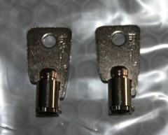 HMC30251 to HMC30500 2-NEW KEYS FOR Protex Gun Wall Safe Homak. Replacement KEY