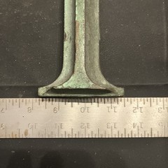 Vintage Cast Iron Letter U Architectural Sign 14” x 11.25” 3lb 6oz