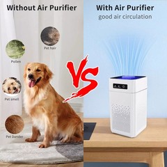 Large Room Air Purifier Home HEPA Washable Filter Air Cleaner for Allergies Pets