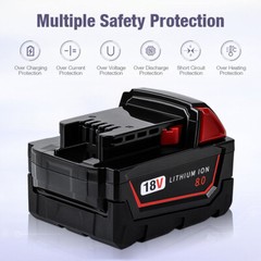 1/10Pack For Milwaukee for M18 Lithium 8 Ah Extended Capacity Battery 48-11-1860