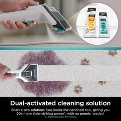 Shark R-EX201 CarpetXpert Upright Deep Carpet Cleaner Cyan Certified Refurbished